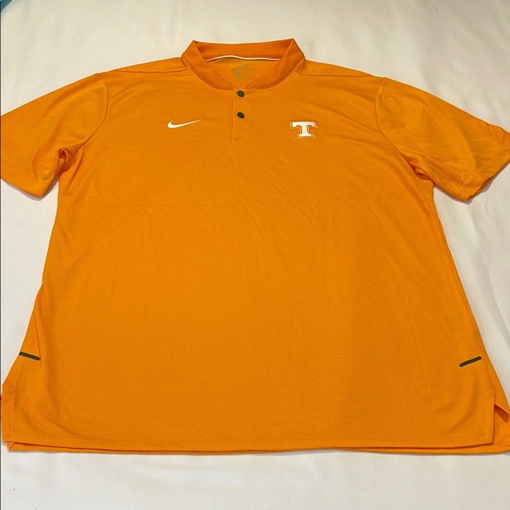 Nike Dri-Fit Men's Orange Polo Shirt Size L